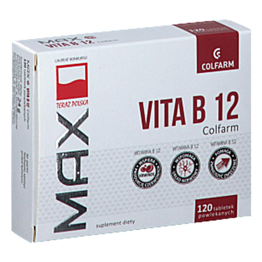 Max Vita B12 Tabletki 120 | Apteka Internetowa Apo-discounter.pl