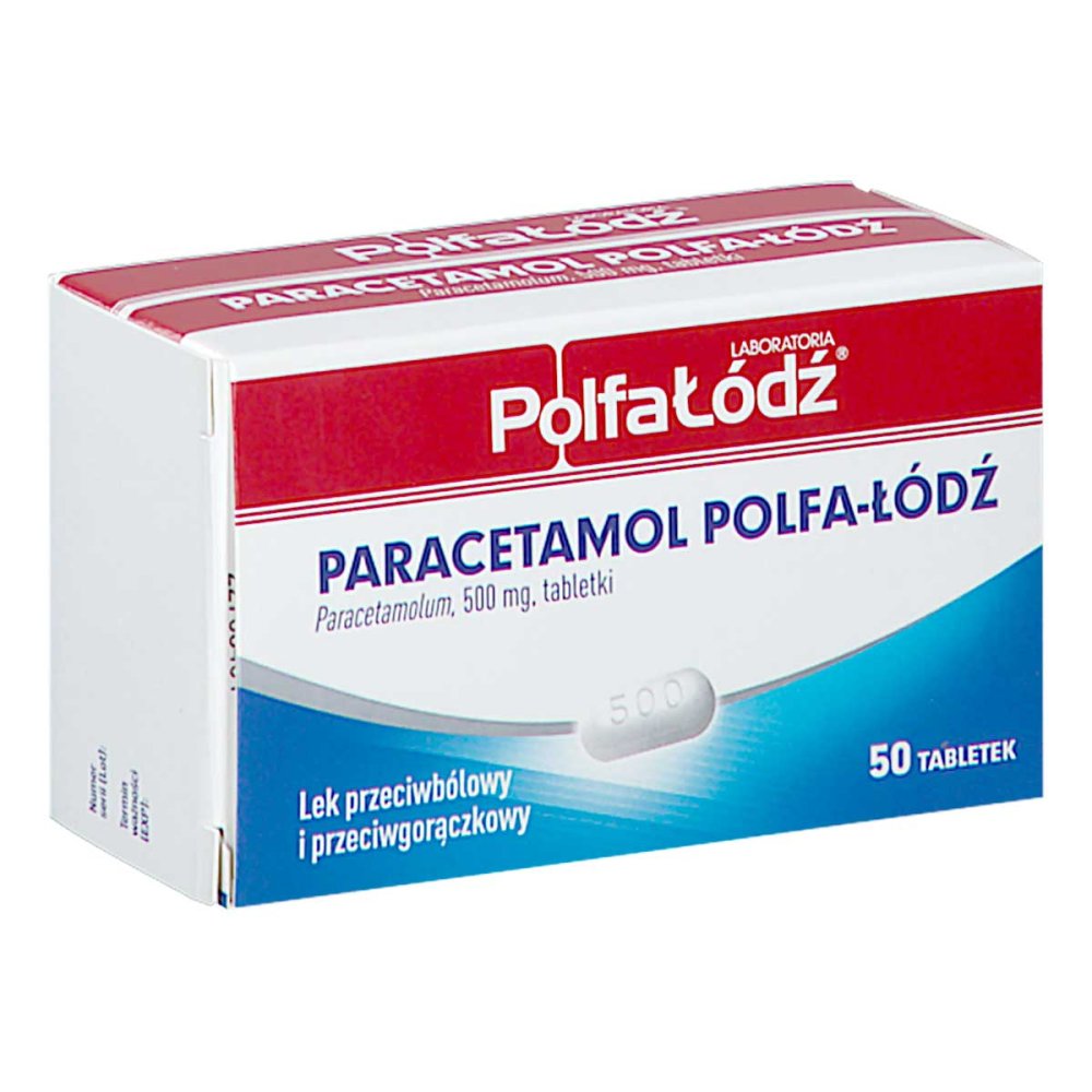 Paracetamol Polfa-Łódź tabletka 50 | apteka internetowa apo-discounter.pl