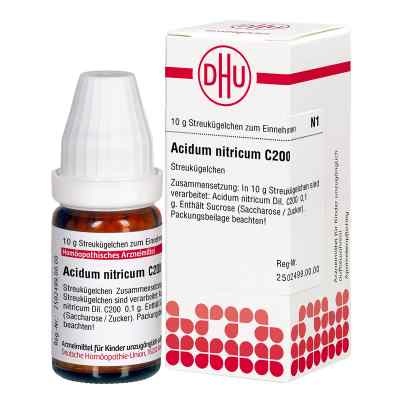 Acidum Nitricum C 200 Globuli 10 g od DHU-Arzneimittel GmbH & Co. KG PZN 02891977