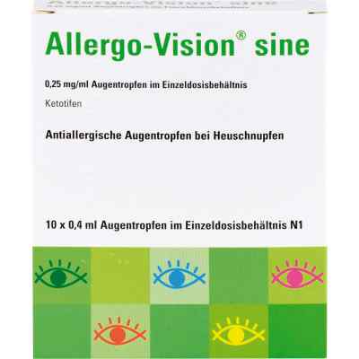 Allergo-vision sine 0,25 mg/ml At im Einzeldo.beh. 10X0.4 ml od OmniVision GmbH PZN 10037702