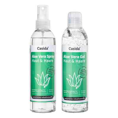 Aloe Vera Gel+aloe Vera Spray Set 2X200 ml od Casida GmbH PZN 17881223