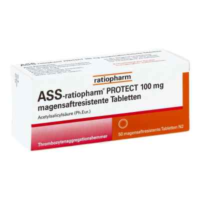 Ass-ratiopharm Protect 100 mg magensaftresistent Tabletten 50 szt. od ratiopharm GmbH PZN 15577567