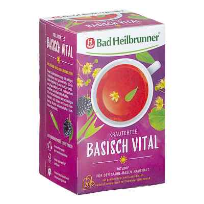 Bad Heilbrunner Basisch Vital Tee Filterbeutel 20X2 g od Bad Heilbrunner Naturheilm.GmbH&Co.KG PZN 17941362