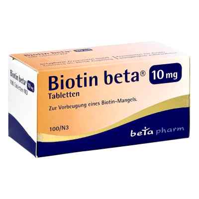 Biotin Beta 10 Mg Tabletten 100 szt. od betapharm Arzneimittel GmbH PZN 17386972