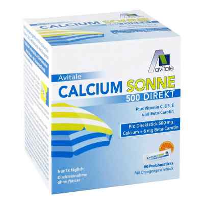 Calcium Sonne 500 Direkt Portionssticks 60 szt. od Avitale GmbH PZN 16892236