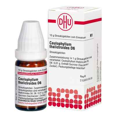 Caulophyllum Thalictroides D 6 Globuli 10 g od DHU-Arzneimittel GmbH & Co. KG PZN 02896064
