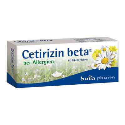 Cetirizin beta Filmtabletten 60 szt. od betapharm Arzneimittel GmbH PZN 15785260