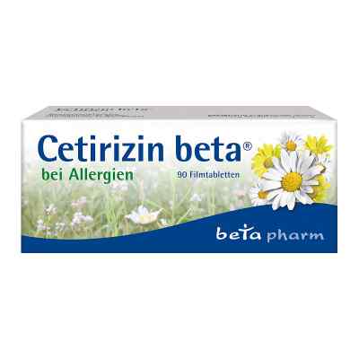 Cetirizin beta Filmtabletten 90 szt. od betapharm Arzneimittel GmbH PZN 15785277