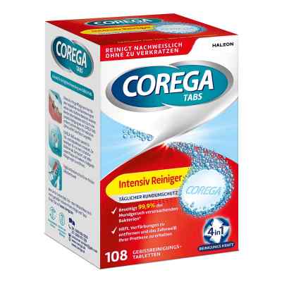 Corega Tabs Intensiv Reiniger 108 szt. od GlaxoSmithKline Consumer Healthcare PZN 18761662