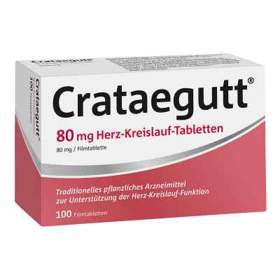 Crataegutt 80 mg Herz-kreislauf-tabletten 100 szt. od Dr.Willmar Schwabe GmbH & Co.KG PZN 14064512
