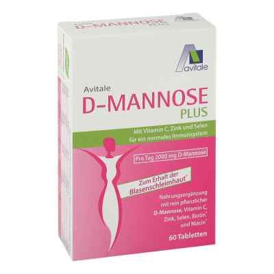 D-mannose Plus 2000 mg Tabletten mit vit.u.mineralstof. 60 szt. od Avitale GmbH PZN 15743818