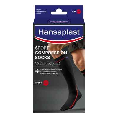 Hansaplast Sport Compression Socks Größe l 2 szt. od Beiersdorf AG PZN 15822914