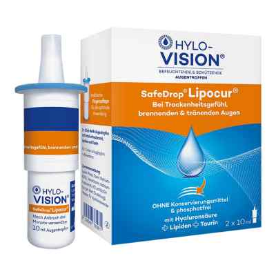 Hylo-vision Safedrop Lipocur Augentropfen 2X10 ml od OmniVision GmbH PZN 16009629