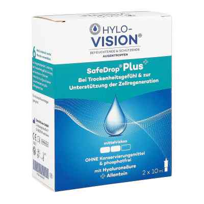 Hylo-vision Safedrop Plus Augentropfen 2X10 ml od OmniVision GmbH PZN 16009606