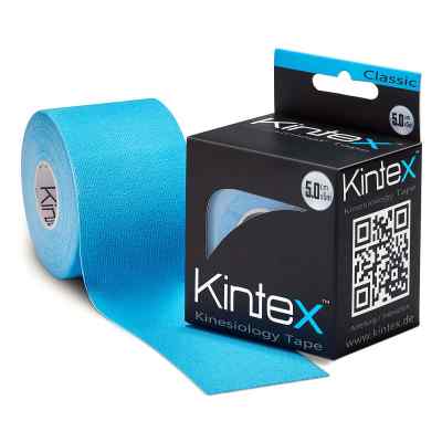 Kintex Kinesiologie Tape classic 5 cmx5 m blau 1 szt. od Uebe Medical GmbH PZN 16779391