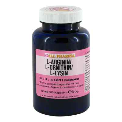 L-arginin/l-ornithin/l-lysin 4:3:4 Gph Kapseln 180 szt. od Hecht-Pharma GmbH PZN 04131905