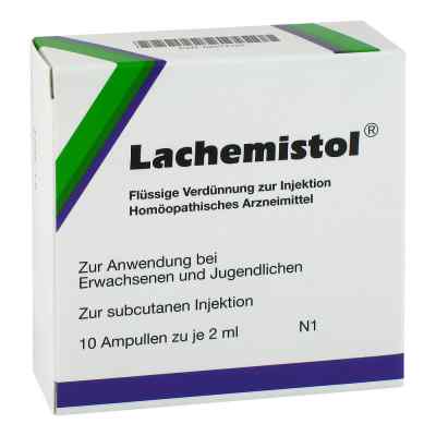 Lachemistol Amp. 10 szt. od Wiedemann Pharma GmbH PZN 02074103