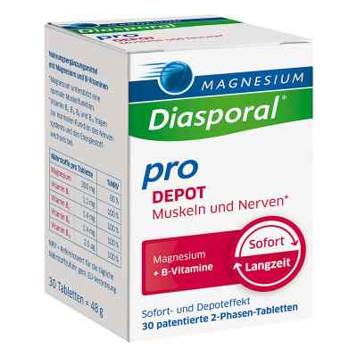 Magnesium Diasporal Pro B-vit.depot Musk.+nerv.tab 30 szt. od Protina Pharmazeutische GmbH PZN 18160129