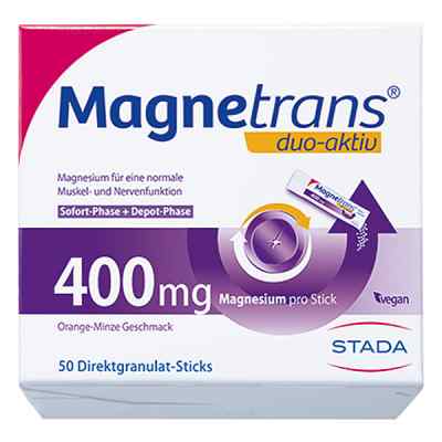 Magnetrans duo-aktiv 400 mg Sticks 50 szt. od STADA Consumer Health Deutschland GmbH PZN 14367603