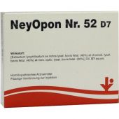 Neyopon Nr.52 D 7 Amp. 5X2 ml od vitOrgan Arzneimittel GmbH PZN 06486995