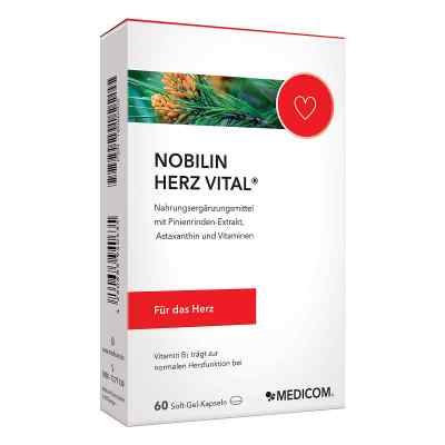 Nobilin Herz Vital Weichkapseln 60 szt. od Medicom Pharma GmbH PZN 18086002