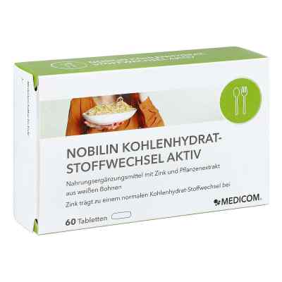 Nobilin Kohlenhydrat-stoffwechsel Aktiv Tabletten 60 szt. od Medicom Pharma GmbH PZN 18806790