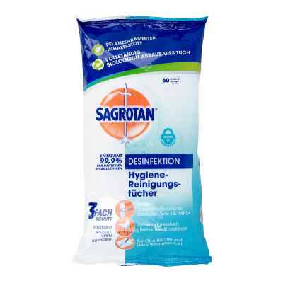 Sagrotan Hygiene-reinigungstücher 60 szt. od Reckitt Benckiser Deutschland GmbH PZN 13713641