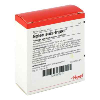 Splen Suis Injeele 10 szt. od Biologische Heilmittel Heel GmbH PZN 00962035