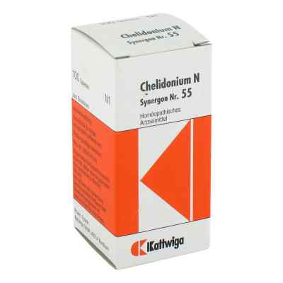 Synergon 55 Chelidonium N Tabl. 100 szt. od Kattwiga Arzneimittel GmbH PZN 04905413
