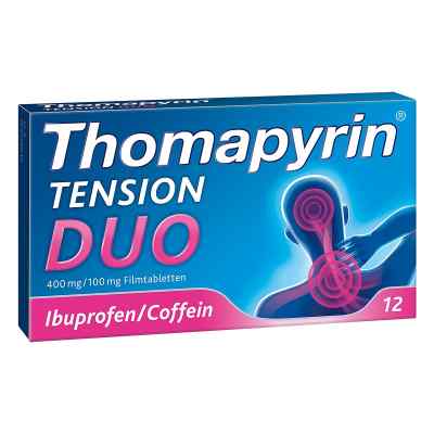 Thomapyrin Tension Duo 400 mg/100 mg tabletki powlekane 12 szt. od A. Nattermann & Cie GmbH PZN 12551047