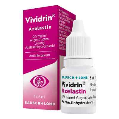 Vividrin Azelastin 0,5 mg/ml krople 6 ml od Dr. Gerhard Mann Chem.-pharm.Fabrik GmbH PZN 12910546
