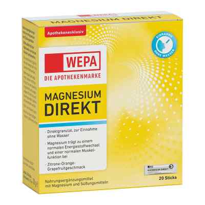 Wepa Magnesium Direkt Sticks 20 szt. od WEPA Apothekenbedarf GmbH & Co KG PZN 17935083