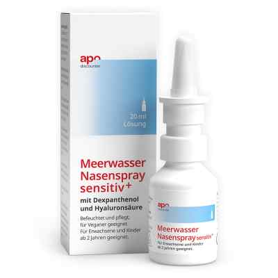 Woda morska Sensitiv+ Apodiscounter spray 20 ml od Pharma Aldenhoven GmbH & Co. KG PZN 18438903