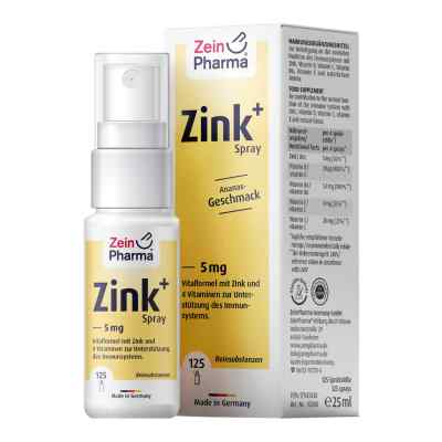 Zink+ Spray 5 Mg 25 ml od ZeinPharma Germany GmbH PZN 17943438
